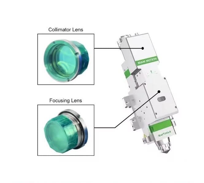 Raytools BM110 D30 F100 Fiber Laser Collimating Lens Assembly with Holder (0–3.3KW)