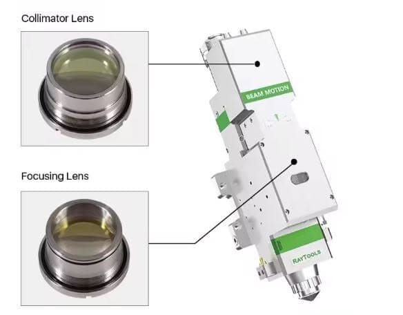 Raytools BM110 D30 F100 Fiber Laser Collimating Lens Assembly with Holder (0–3.3KW)