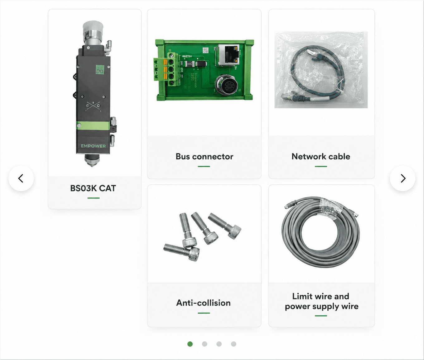 RayTools BS03K-CAT Smart Fiber Laser Cutting Head (0–3kW) for CNC Laser Cutting Machines
