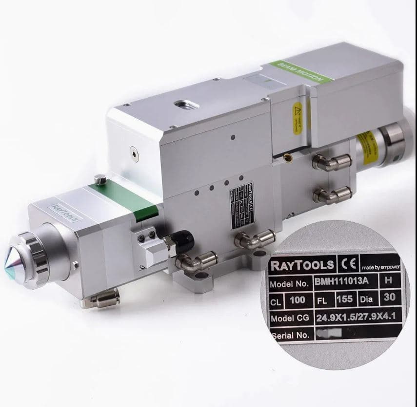RayTools BMH110 2D Autofocus Fiber Laser Cutting Head (0–3.3kW) for CNC Metal Cutting Machines