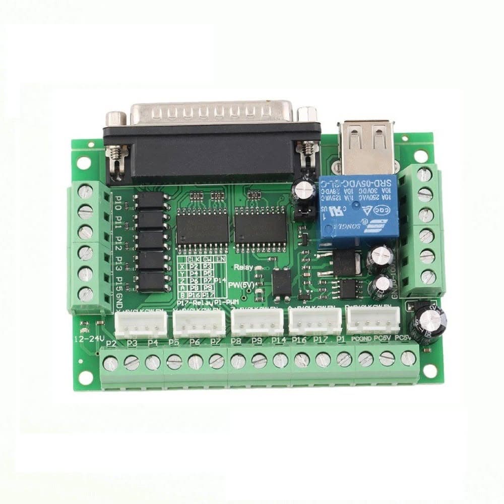 Mach3 5 Axis CNC Breakout Board – High-Performance Interface Controller for CNC Machines