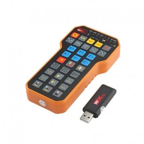 WHB02 Wireless CNC Handheld Controller – USB Pendant Remote with Multi-Axis Control