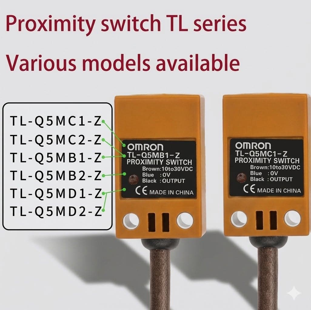 Omron TL-Q5MC1-Z Inductive Proximity Sensor – Industrial Grade Metal Detection Switch (10–30V DC)