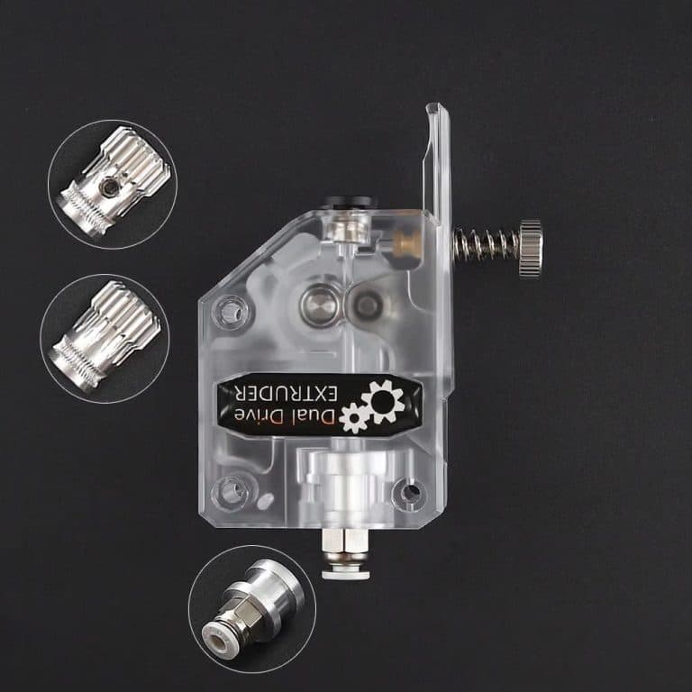 BMG mk8 Transparent Dual Gear Extruder