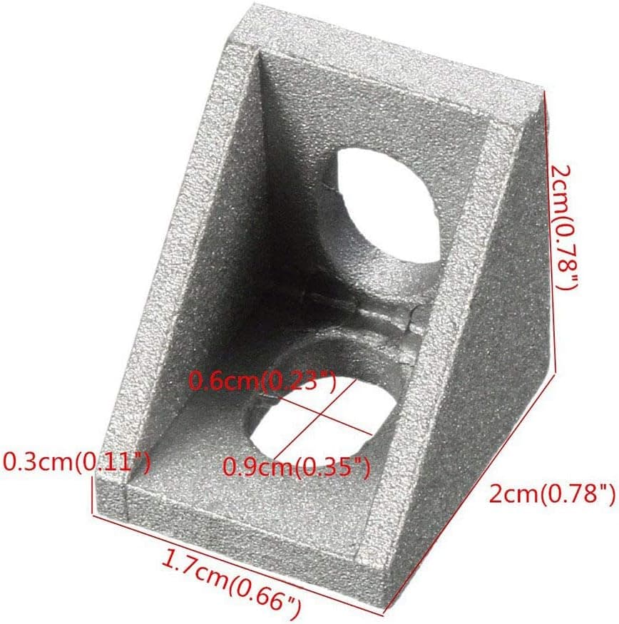 2020/2040 Aluminum Extrusion Corner Bracket