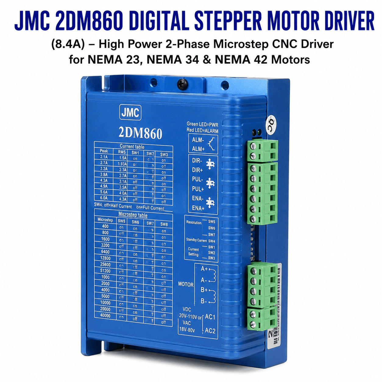 JMC 2DM860 Digital Stepper Motor Driver
