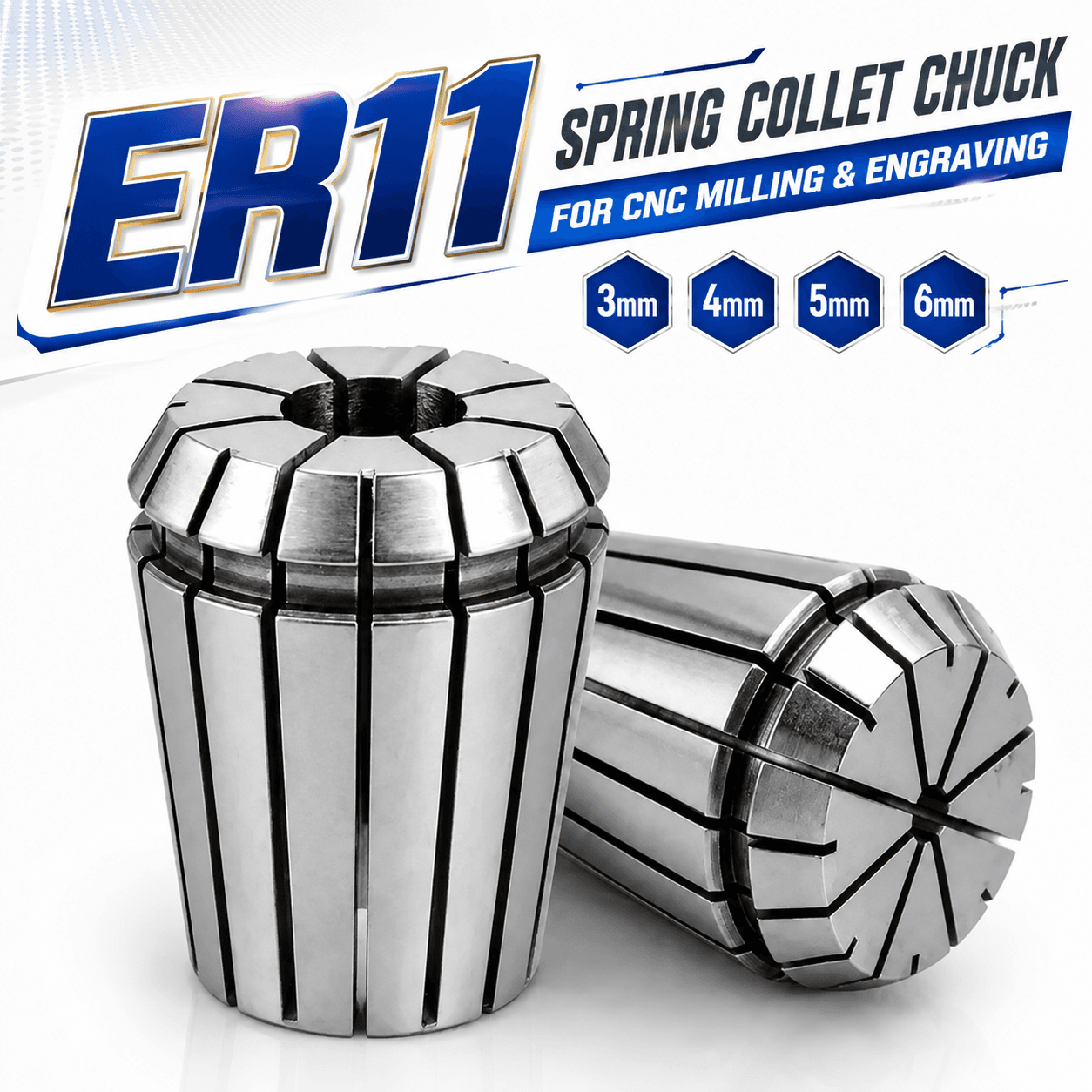 ER11 Spring Collet Chuck for CNC Milling & Engraving