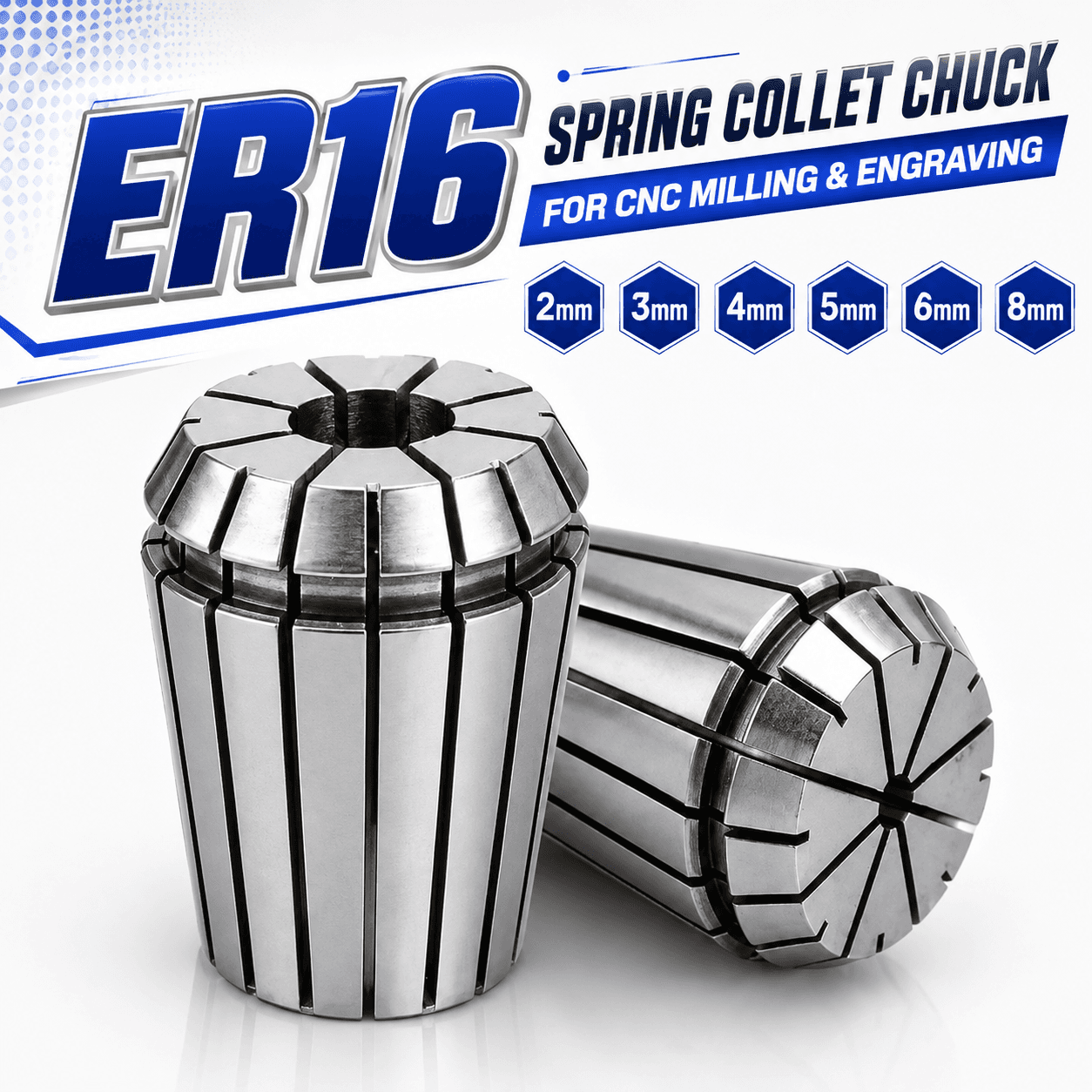 ER16 Spring Collet Chuck for CNC Milling & Engraving