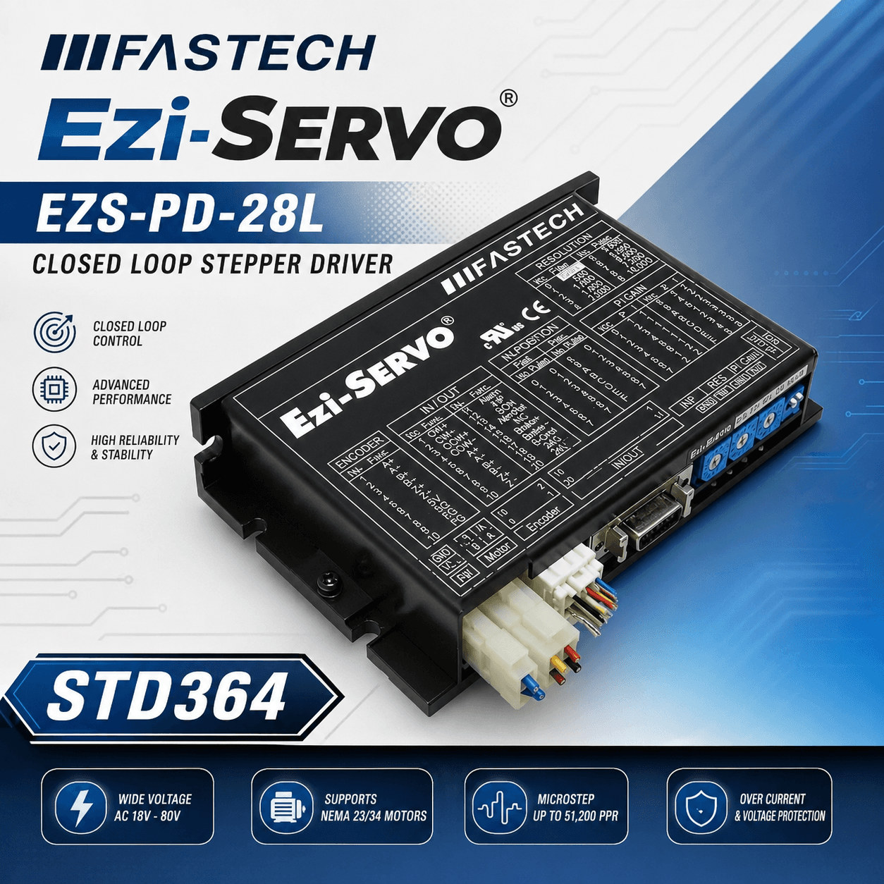 27105 FASTECH EZI-SERVO EZS-PD-28M-D-Driver