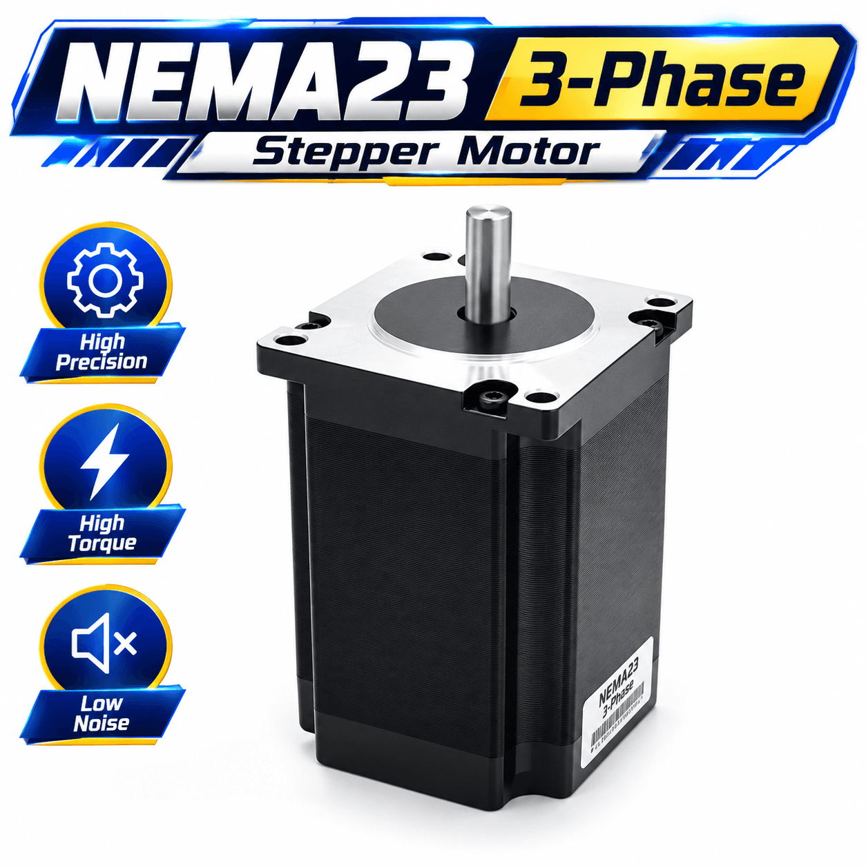 Nema23 3-Phase Stepper Motor 1.5N.m