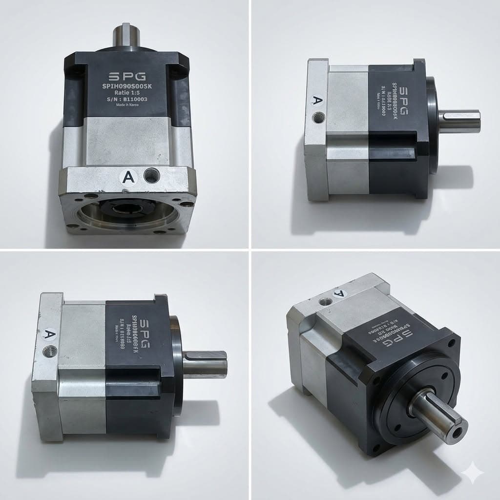 SPG 1:5 High-Torque Precision Planetary Gear head for NEMA 34/90mm Servo & Stepper Motors used in CNC & Robotics