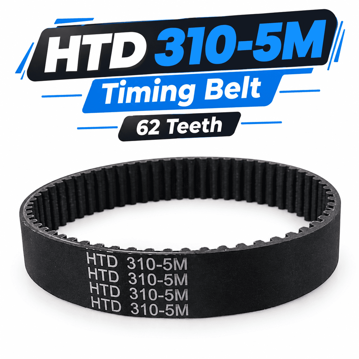 HTD 310-5M Timing Belt 62 Teeth