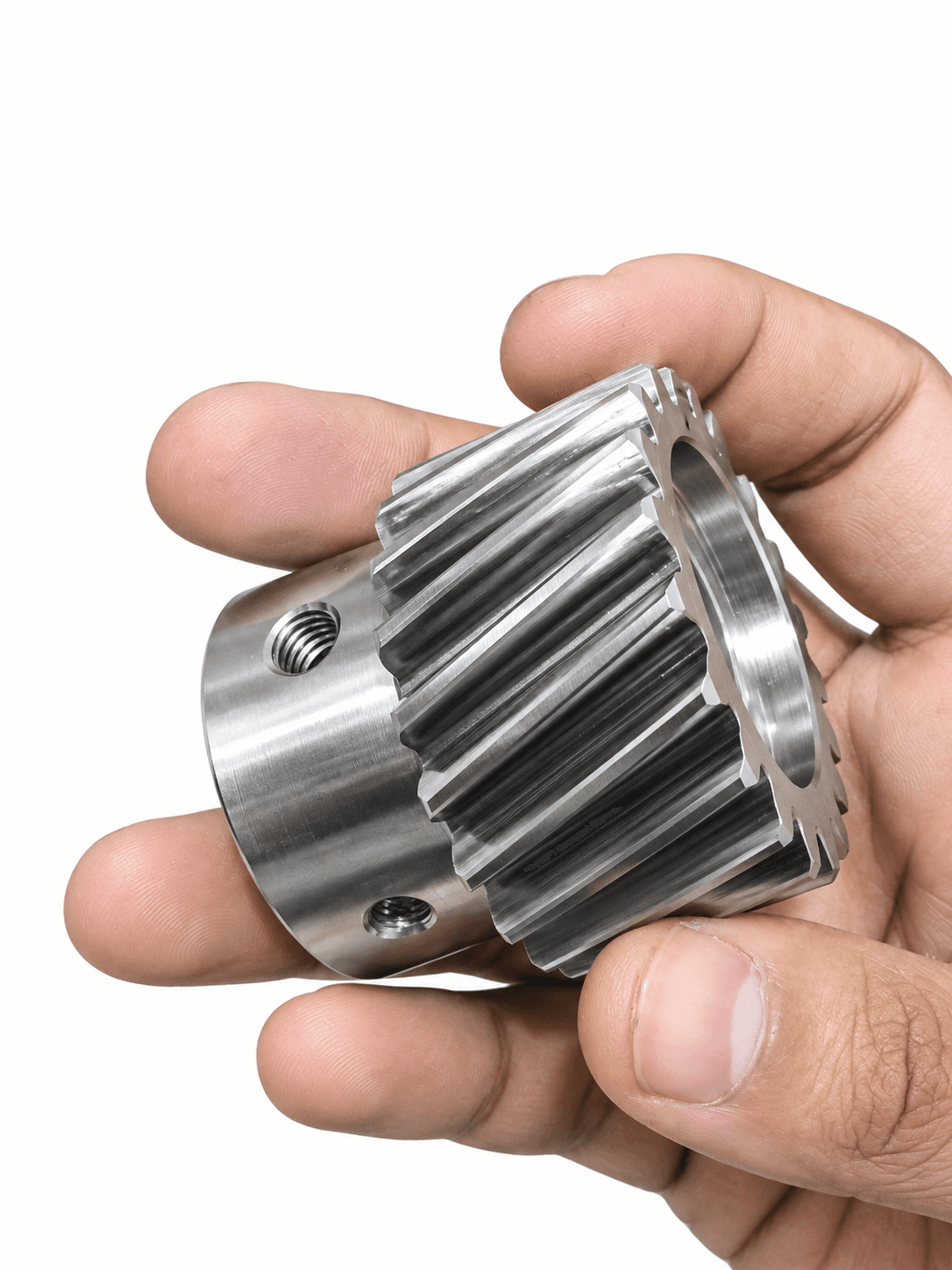 Helical Gear HG-M2 – 20 Teeth, 20mm Bore, 45mm Length
