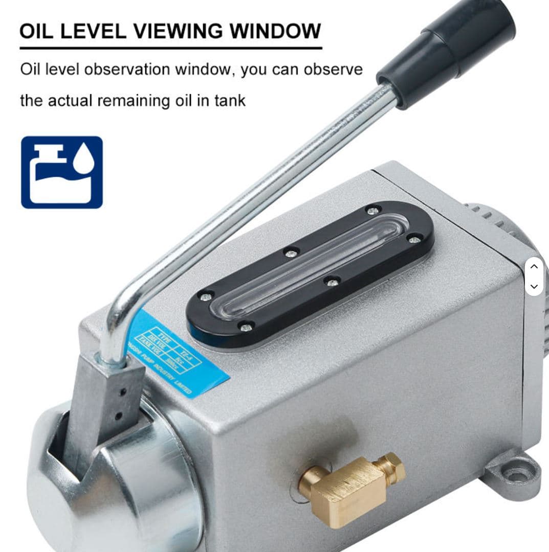 Handheld Lubricator with 6mm & 8mm Outlet Low Pressure Piston Oil Pump for CNC Machines and Engraving Machines