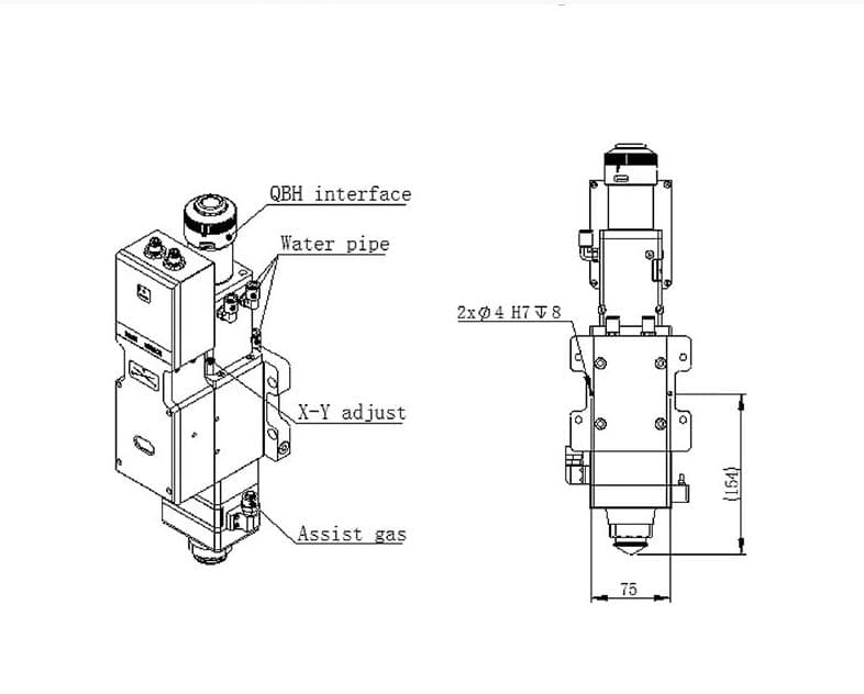 Raytools Bm111 Auto-Focusing Laser Cutting Head