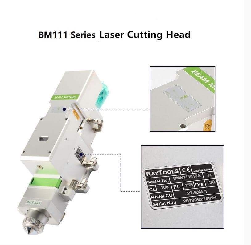 Raytools Bm111 Auto-Focusing Laser Cutting Head