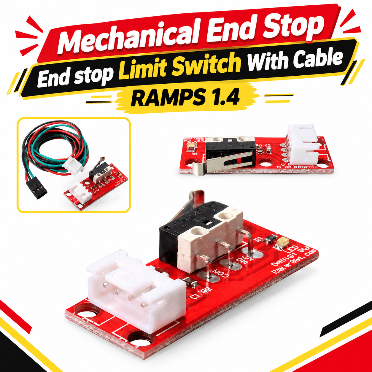 Mechanical End Stop End stop Limit Switch With Cable RAMPS 1.4