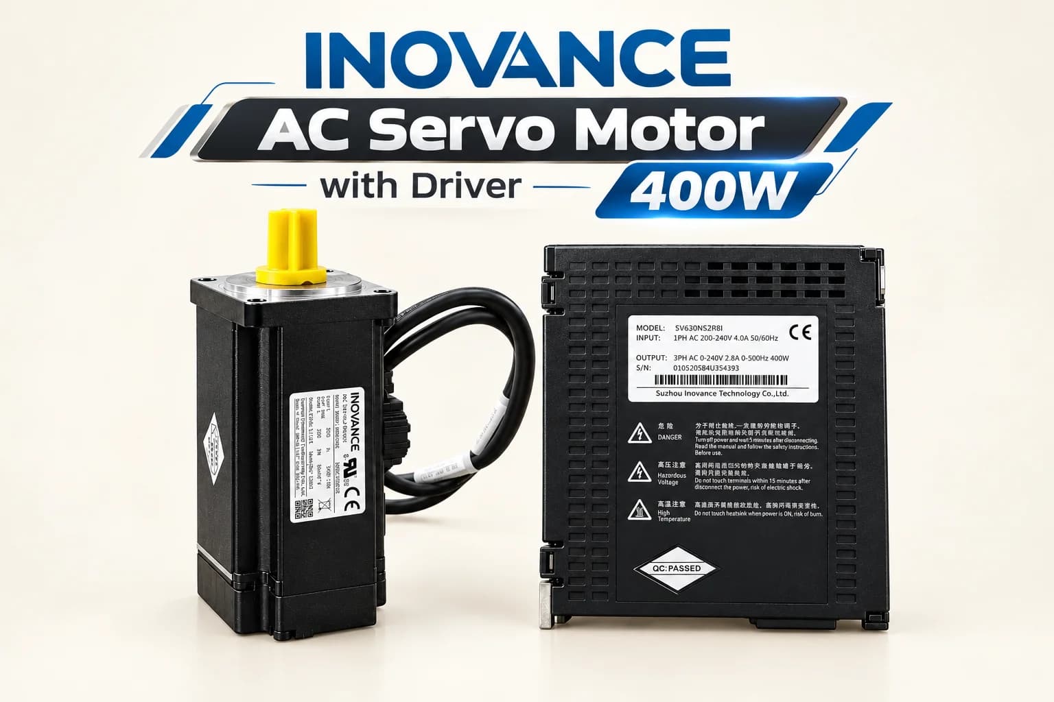 Inovance AC Servo Motor with Driver 400W